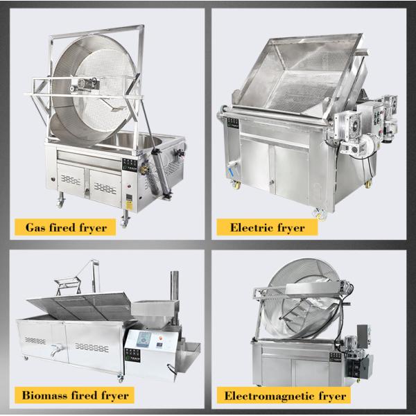 Пищевая машина для жарки Автоматическая стальная промышленная машина для жарки