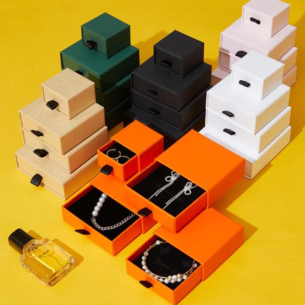 OEM Paper Drawer Recycled Jewelry Boxes Packaging
