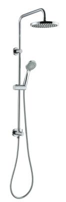 Wall Mounted SUS304 Bathroom Shower Faucet With Handshower And Adjustable Slide Bar