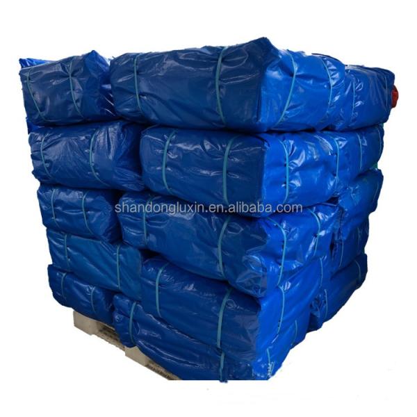 PE Coated Blue Polyethylene Tents Awning for Waterproof Dustproof Roof Covering