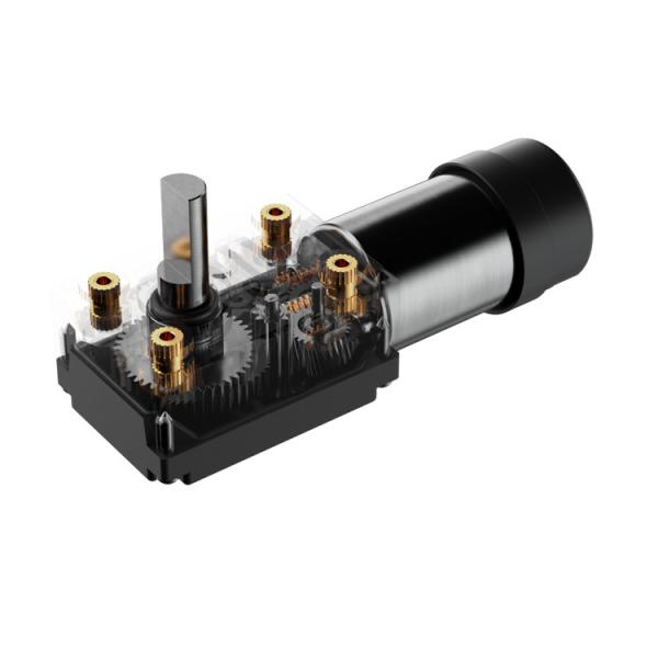 30 Rpm Stepper Automobile Dc Motor With Worm Gearbox