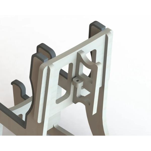 Non-Folding Rack 4 Guitar Stand Holder Quad Decker for Burning Finish Design Guitars