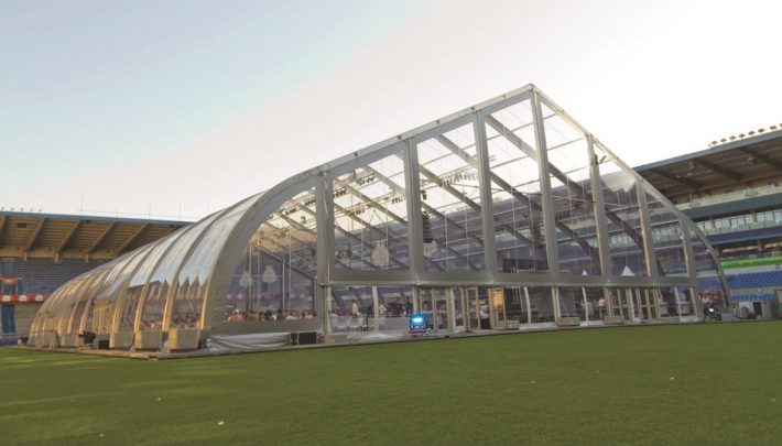 PVC шатра партии холста 30x50m Arcum прозрачный для свадебного банкета
