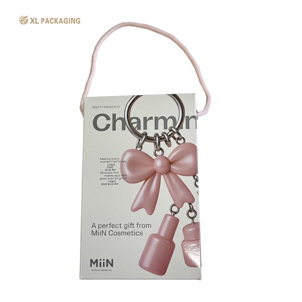 XL Packaging Printed Cosmetic Foldable Card Box Factory Supplied Custom Design Printed Folding White Card Paper essential oil Box with Hot silver for Cosmetic