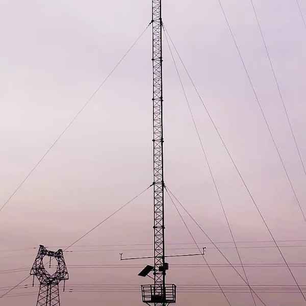 High Quality 50m Tubular Steel Wifi Antenna Telecommunication Guyed Tower