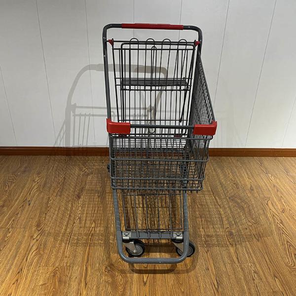 America 4 Wheel Rolser Promotional Hand Push Shopping Trolley Metal Shopping Trolley