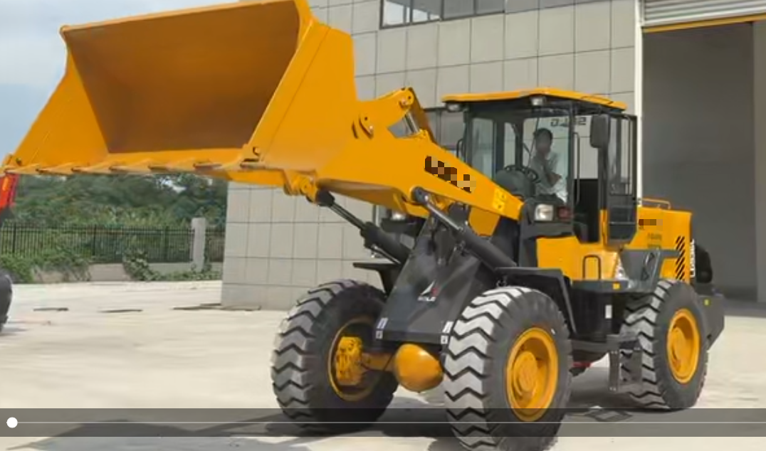 Used Chinese brand loader 3 tons in excellent condition load capacity rated power 118 kW for construction