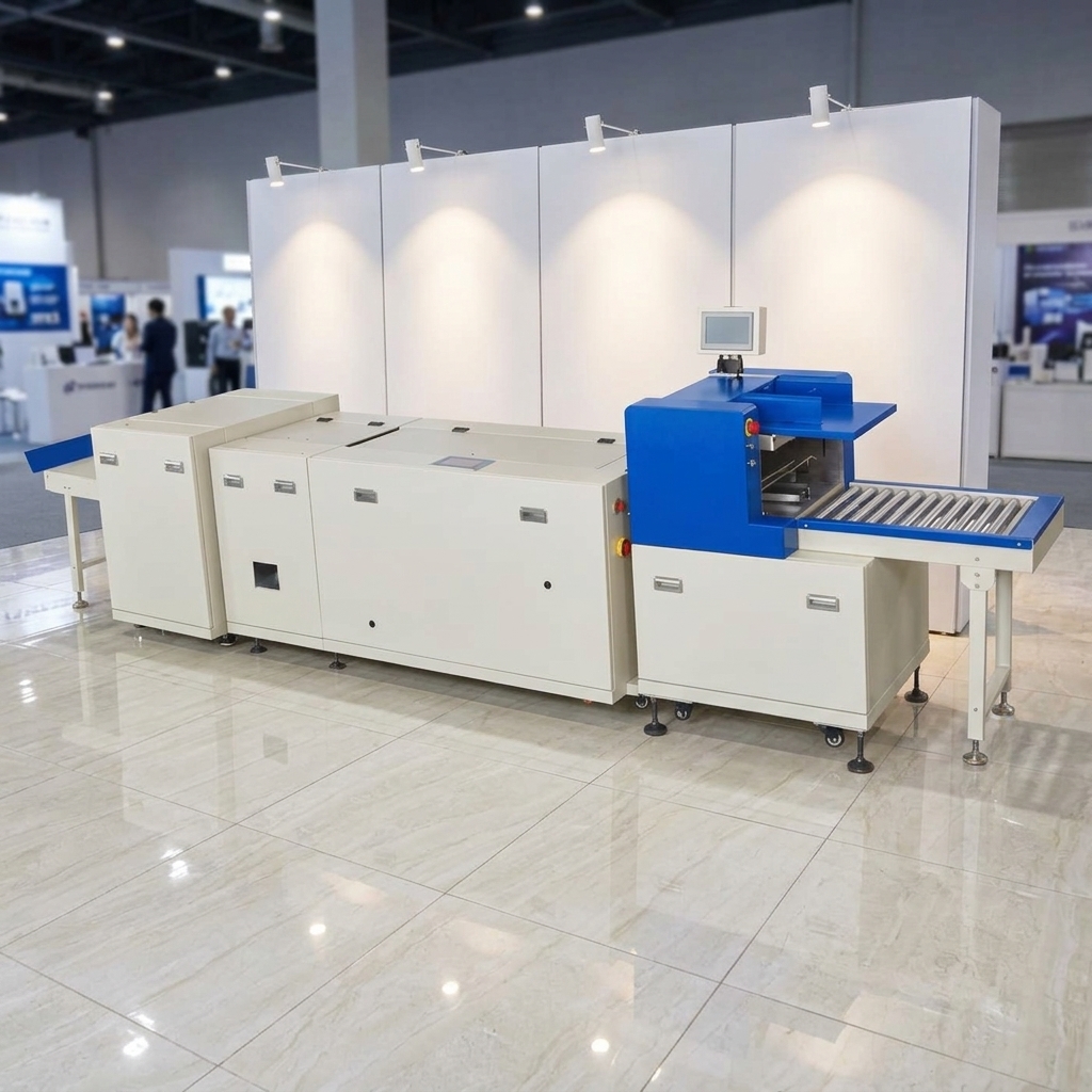 HX480P Servo Driven Machine With Flat Press And High Precision Trimming Unit