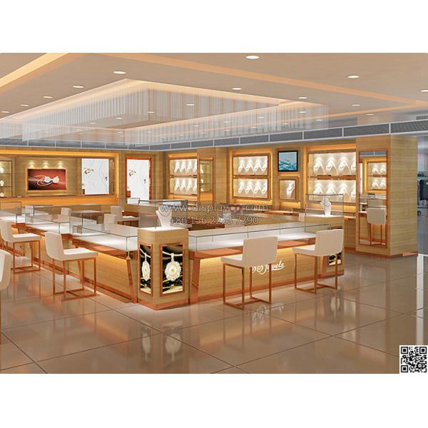 Nice praticial jewelry display showcase with lock aluminum watch stand