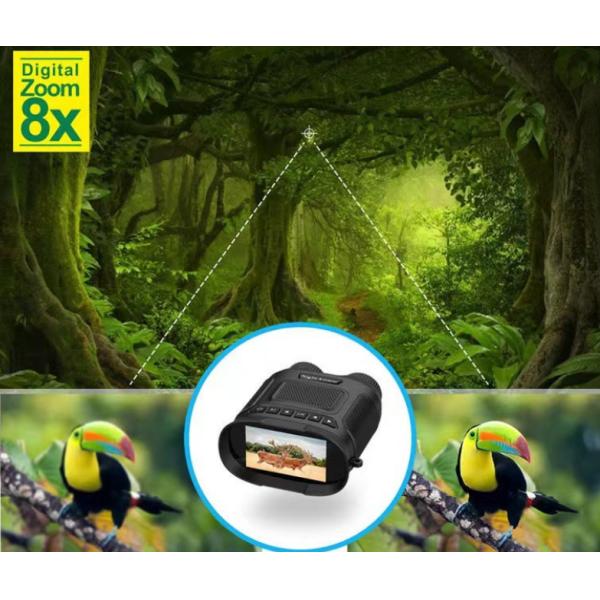 4K High Definition Digital Night Vision Recorder Dual Tube Infrared 8x Zoom