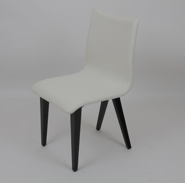 White Leather Fabric Furniture Dining Room Office Chairs Luxury Modern