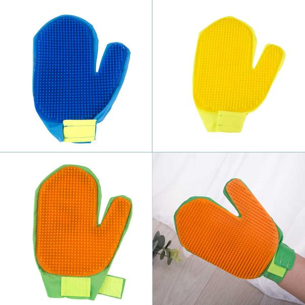 Легкий для использования удаления меха холить любимца щетки волос кота перчатки любимца