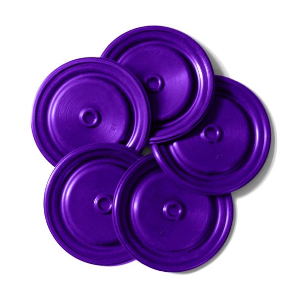 Colorful Silicone Molded Rubber Diaphragm Food Grade Wear Resistance Rubber Parts