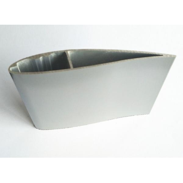 Silvery Powder Painted Exhaust Fan Blades / Aluminum Extrusion Profiles
