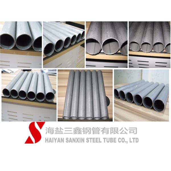 SANXIN Hot Dip Galvanized Carbon Steel Tube High Precision ASTM / DIN Standard