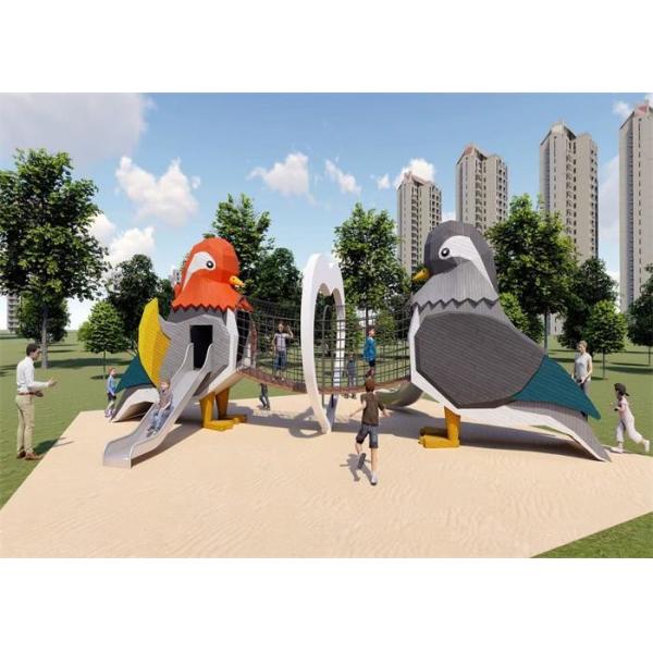 Customized Stainless Steel Tunnel Slides For Kid Playground Park