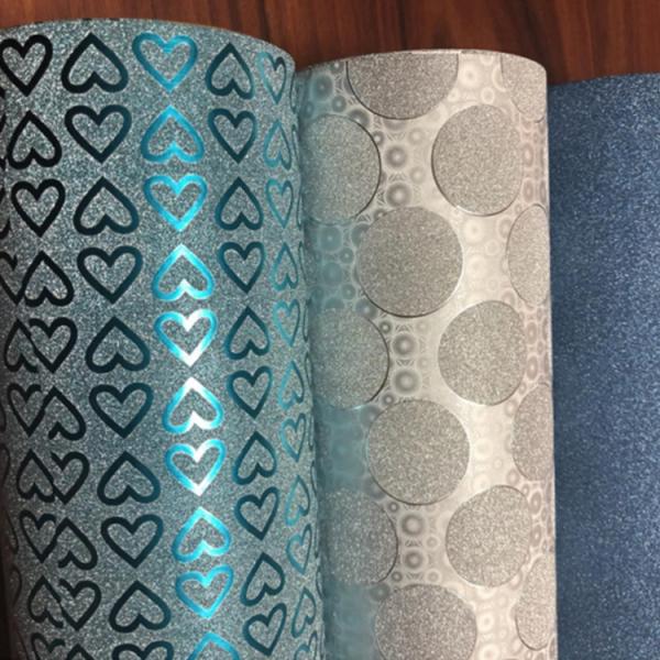 1500 m por rollo CPP Película Brillante Lente 3D Holográfica Laminado en Caliente Metalizado Entrega rápida