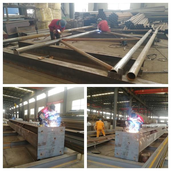 Prefab Steel Structure Workshop Portal Frame Q235B Q355B