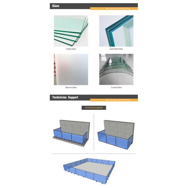 Рельс предохранителя лестницы балюстрады верхнего поручня крытый Frameless стеклянный на лестницах