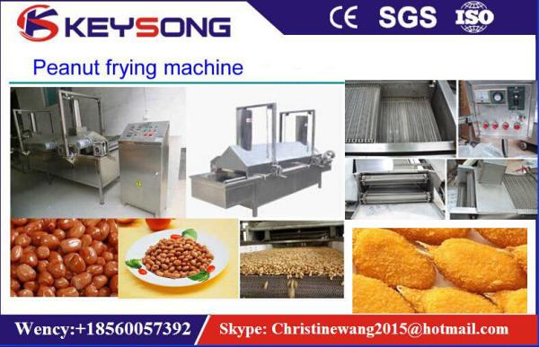 Meat Chicken Food Frying Machine Fully Automatic Food Grade Stainless Steel Oil Saving
