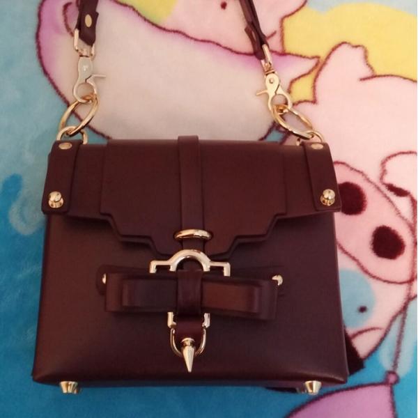 2016 new Korean fashion shoulder diagonal bag ladies handbag Bow