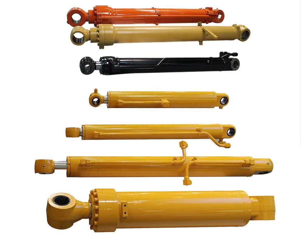 Excavator Hydraulic Boom Bucket Arm Cylinder and piston rod