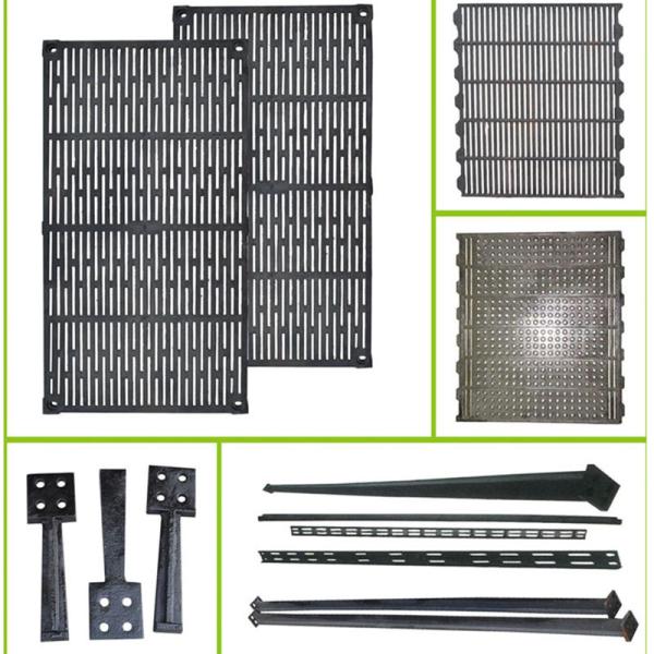 Revestimento ripado da caixa 9.5mm Gap do porco para a altura da exploração avícola 26mm dos rebanhos animais