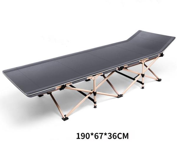 Oxford Folding Steel Camp Emergency Beds Cot olding Bed, Camping Cot Bed Foldable Customized 600D Polyester Fabric