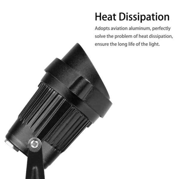 Регулируемая на открытом воздухе лужайка освещает 5в, земную продолжительность жизни светов 50000х шипа работая