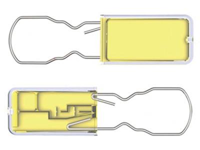 Non - Flammability ABS Plastic Security Seals Shipping Container Parts