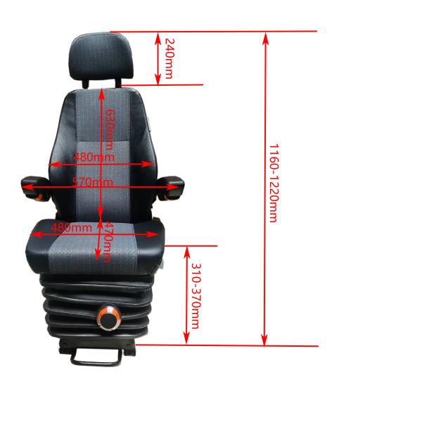 High Quality Marine Captain Seat With Mechanical Suspension Driver Seat
