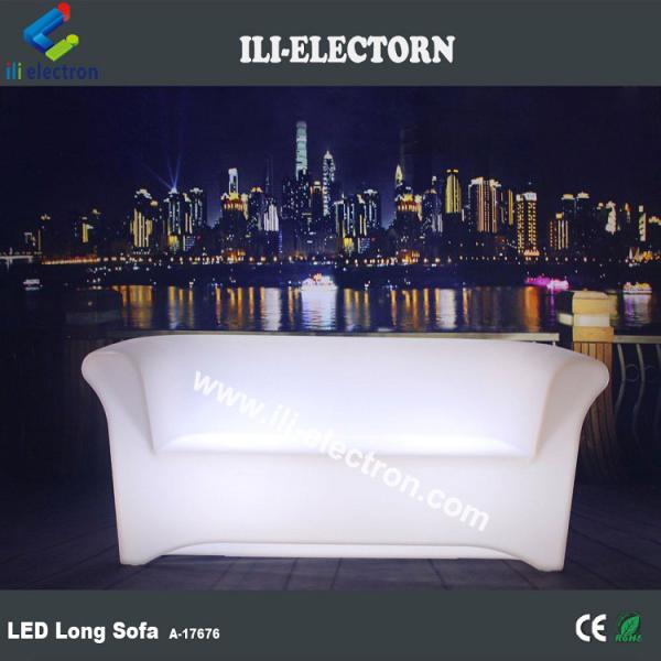 Rechargeable Light Up LED Furniture Sofa Chair For KTV Nightclub Bar