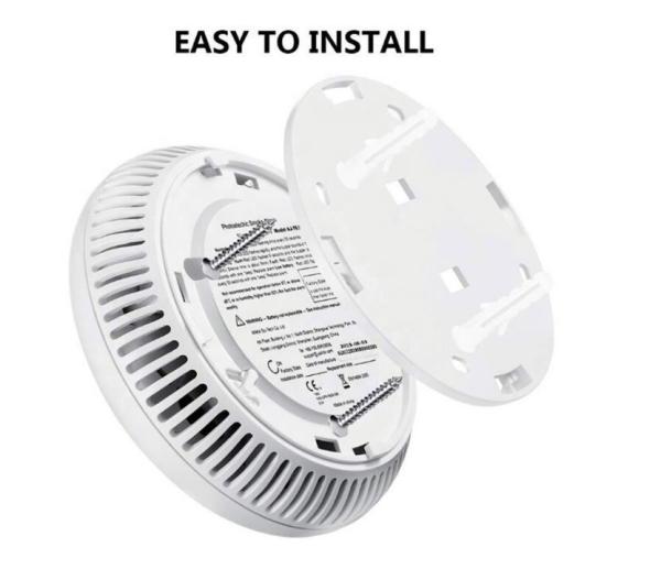 433MHz Standalone Smoke Detector OEM ODM For Smart Home Space Security