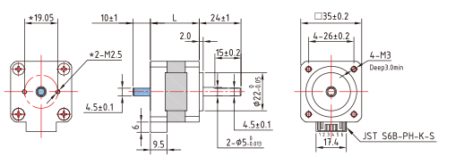 2 - HB Nema 14 Stepper мотора принтера 3D участка униполярный автоматический