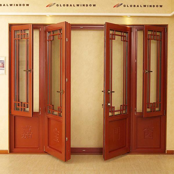 Single Glass Aluminum Door Profile  Easy To Installation And Disassembly