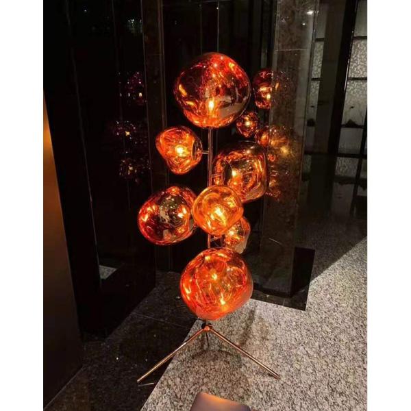 Postmodern Creative Melt floor lamps Acrylic LED lamp Lava Irregular Standing tripod lamp(WH-MFL-30)