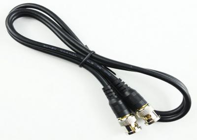 Electronic Test Equipment TV Coaxial Cable BNC Male Connector Foil And Braid Shield