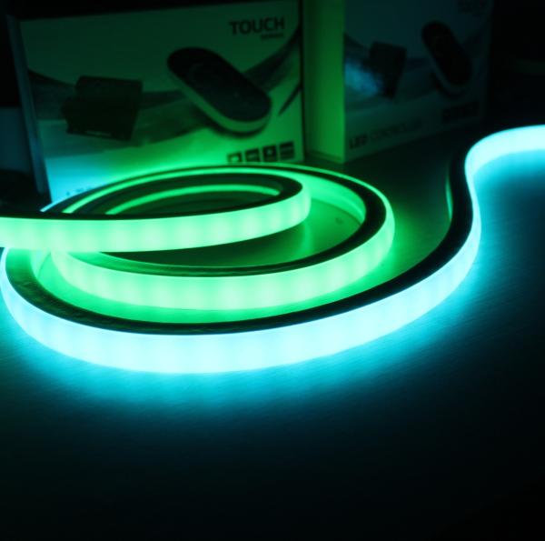 Topview Square 7 color changing addressable digital dmx ws2811 led neon flexible strip