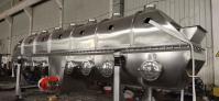 pão ralado horizontal do equipamento de secagem da cama fluida de 0.9m2 -14.4m2 retilíneo