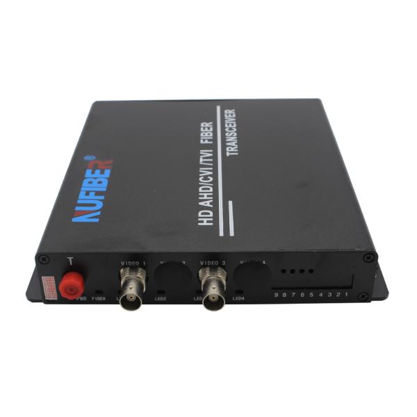 HD AHD / TVI / CVI 1080P Fiber Video Converter 2Ch 2MP Simplex SM 1310 / 1550nm FC