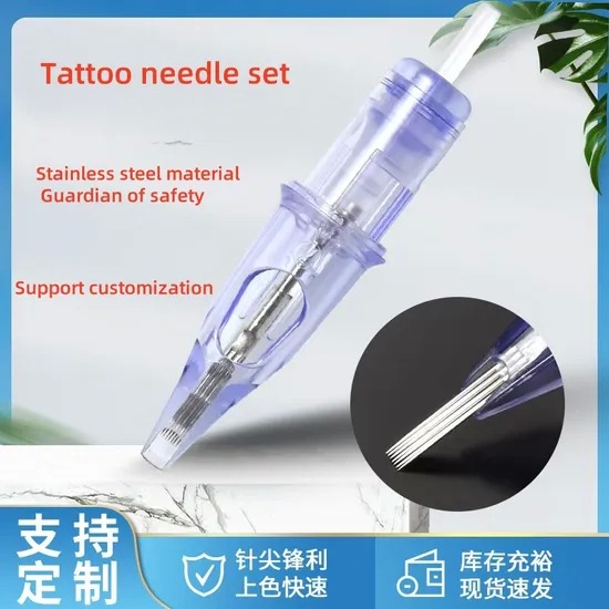 Stainless Steel Tattoo Needles Custom Shaped Corrosion Resistant