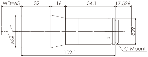 объектива разрешения 110lp/Mm объектив фотоаппарата 2MP промышленный 2/3
