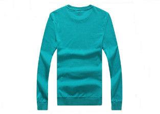 Crew Neck Men's Long Sleeve T - Shirts Knitted Classic Ribbed Cuffs Casual Tees