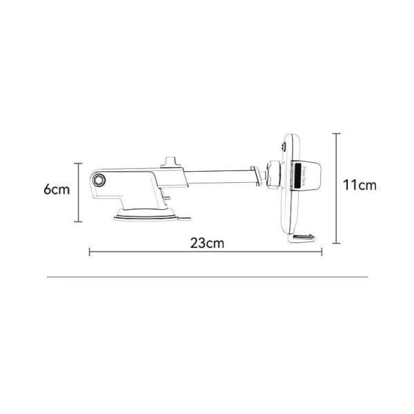 Yesido C262 Universal Car Phone Holder with 360° Revolve Flexible Adjustment for 4.7-7.2 Inches Devices