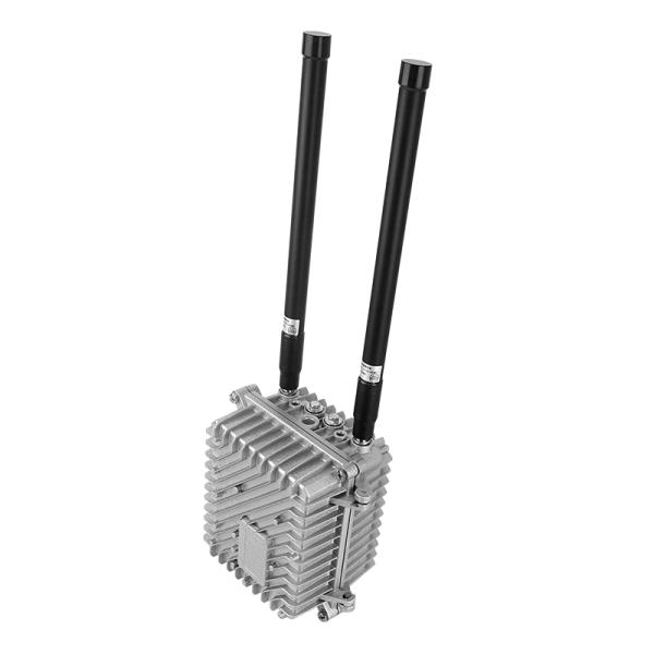 Portable 2 band 2.4ghz 5.2ghz 5.8ghz drone fpv  jammer Aluminum material with fan