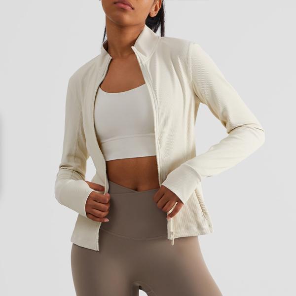 Four Way Stretch Women Zipper Horse Riding Tops Jacket Standing Collar