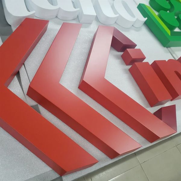 Outdoor 3D Shop Sign — Laser-Cut Full-Lit Channel Letters, Acrylic/Steel