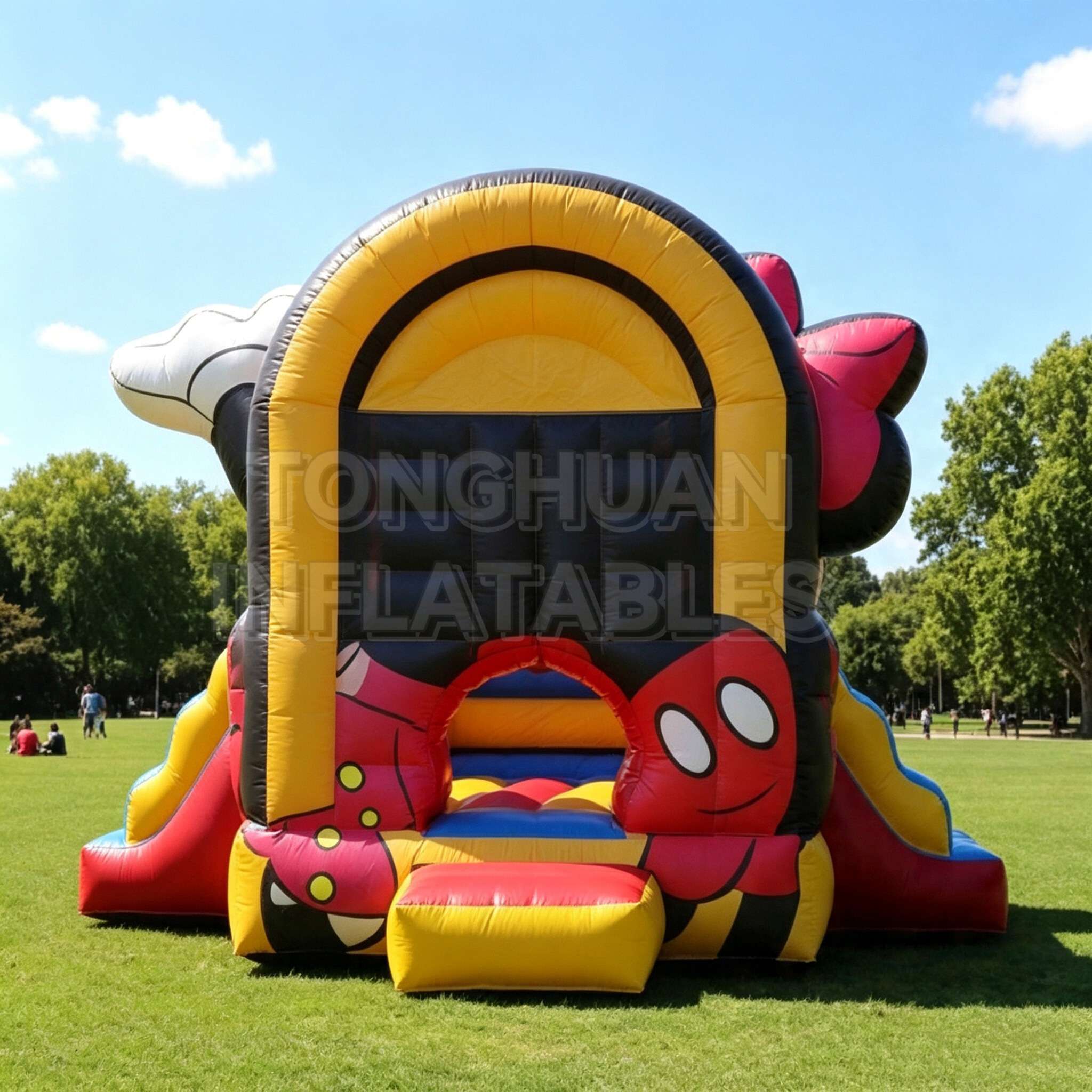 Mickey Mouse Inflatable Bouncer Slide Combo for Kids Party Rentals Birthday Events Parks and Indoor Play Centers