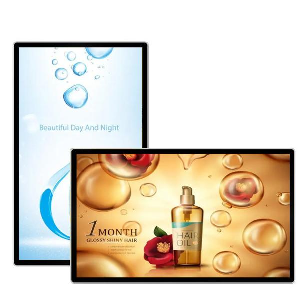 55 Inch Indoor Ultra Thin Digital Signage Display Panels For Stores Grocery