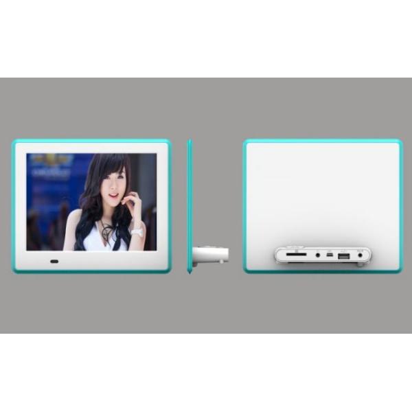 8 polegadas para montagem na parede, vídeos, fotos, apresentação de slides, porta-retratos digital eletrônico